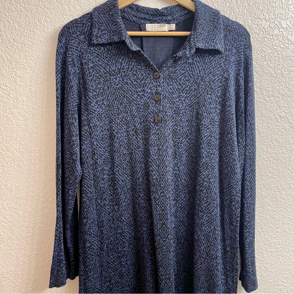 MASAI Copenhagen Nomilo Dress in Sargasso Sea Print XL